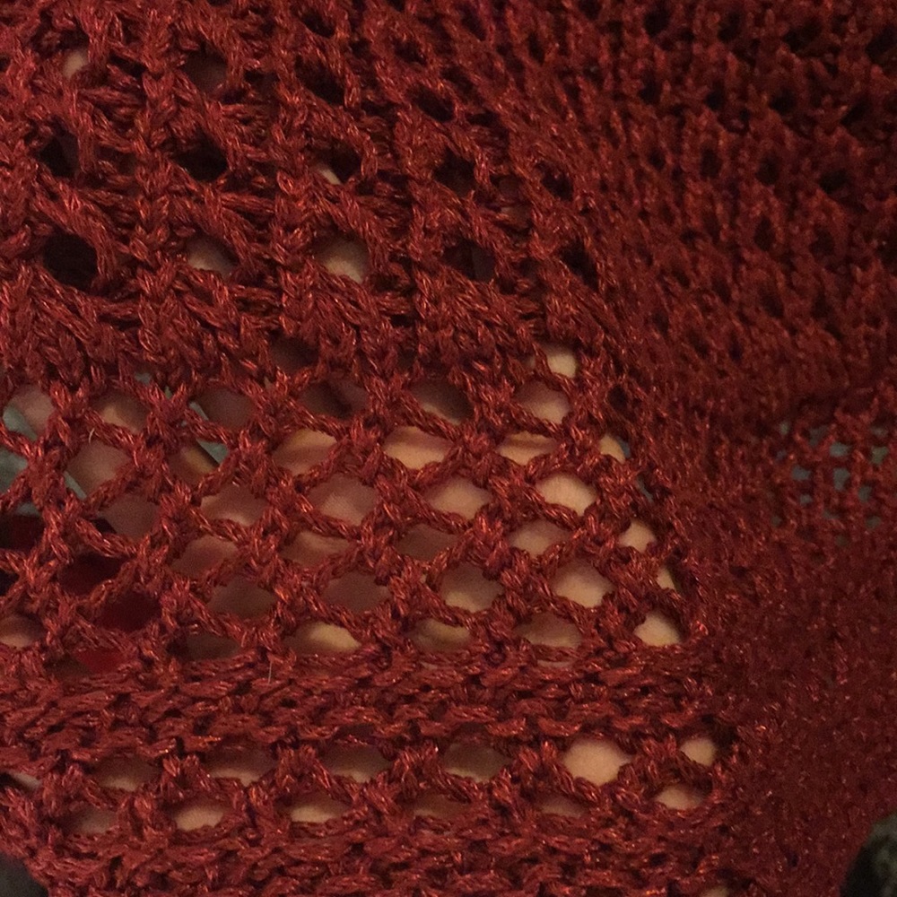 Red Knit Sweater - Picture 3 of 4
